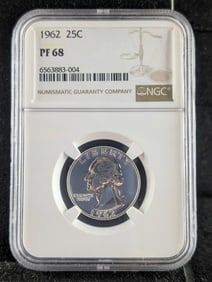 1962-P Washington Quarter NGC PF68