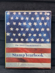 2003 USPS Hardbound Stamp Yearbook with Sealed Stamp Set, $24.65 FV