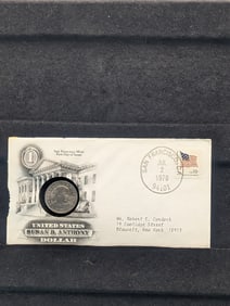 1979-S Susan B. Anthony & 1st Day Cachet