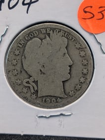 1904 Barber Half Dollar
