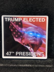 Trump-Hard Plastic-Magnet, Perfect for Fridge/Locker/Tool Chest, etc.