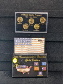 1999 Gold Edition Commemorative State Quarters w/ P&D Mint Marks