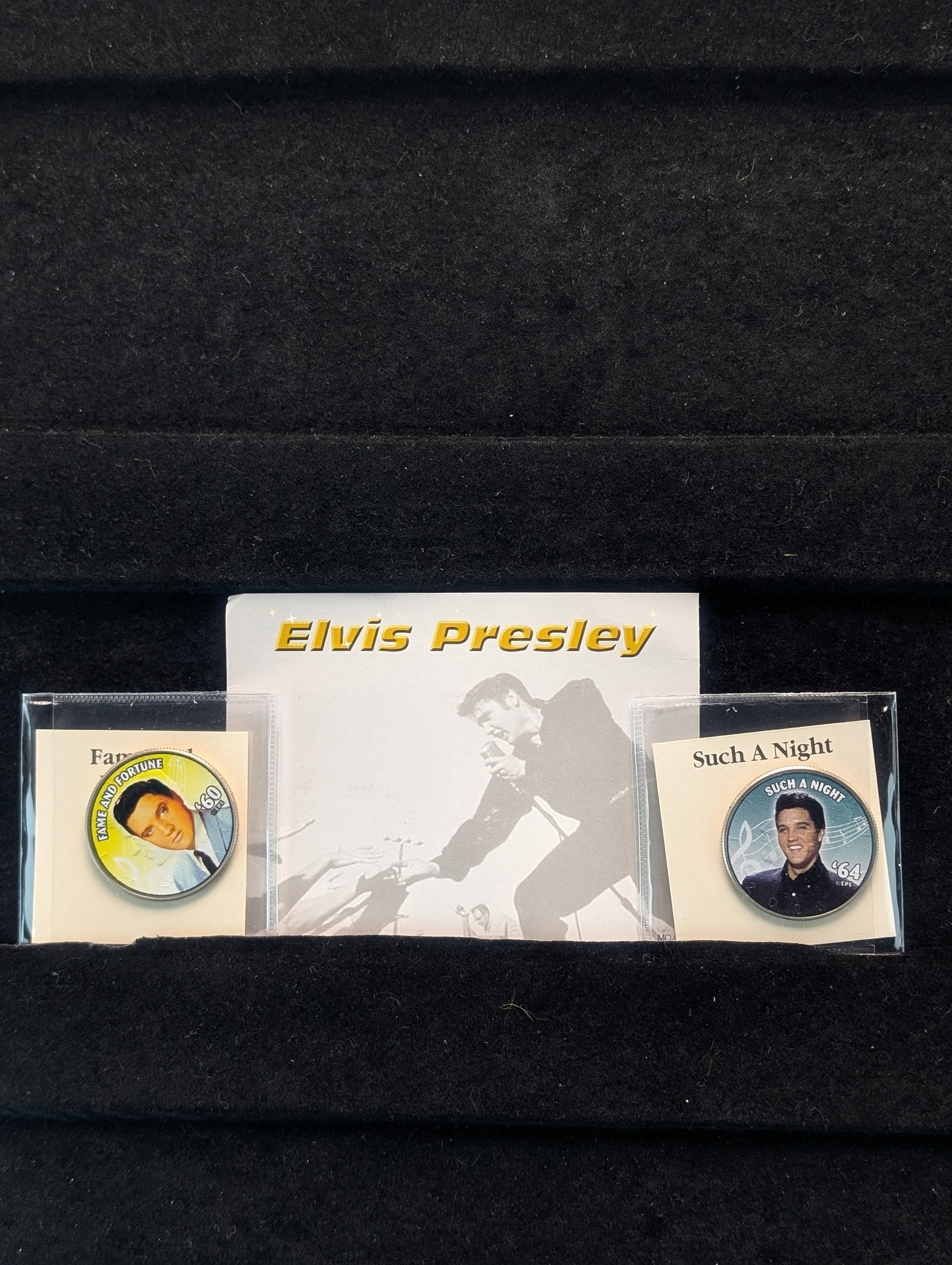 (2) 2023 Kennedy Half Dollars Enhanced w/ Elvis Presley Pictures: (2) 2023 Kennedy Half Dollars Enhanced w/ Elvis Presley Pictures