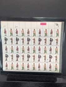 (2) Mint Sheets of US Postage Stamps All MONGH