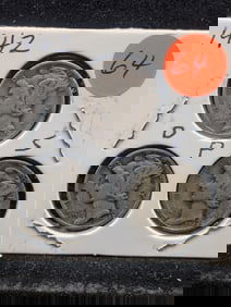 1942 P, D, S Mercury Dimes