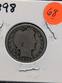 1898 Barber Quarter
