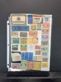 Sheet of Assorted Rare US Stamps