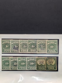 Sheet of Assorted Rare US Stamps Many 1800's