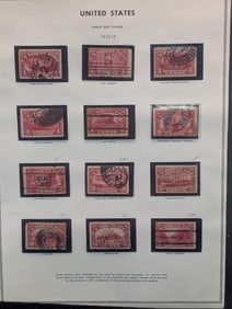 1912-13 US Parcel Post Stamps Complete Set