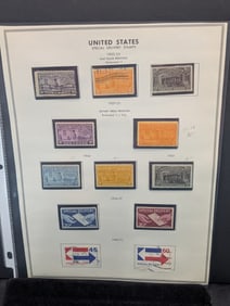 1922-25 US Special Delivery Stamps Complete Set Most MOGNH Some Used