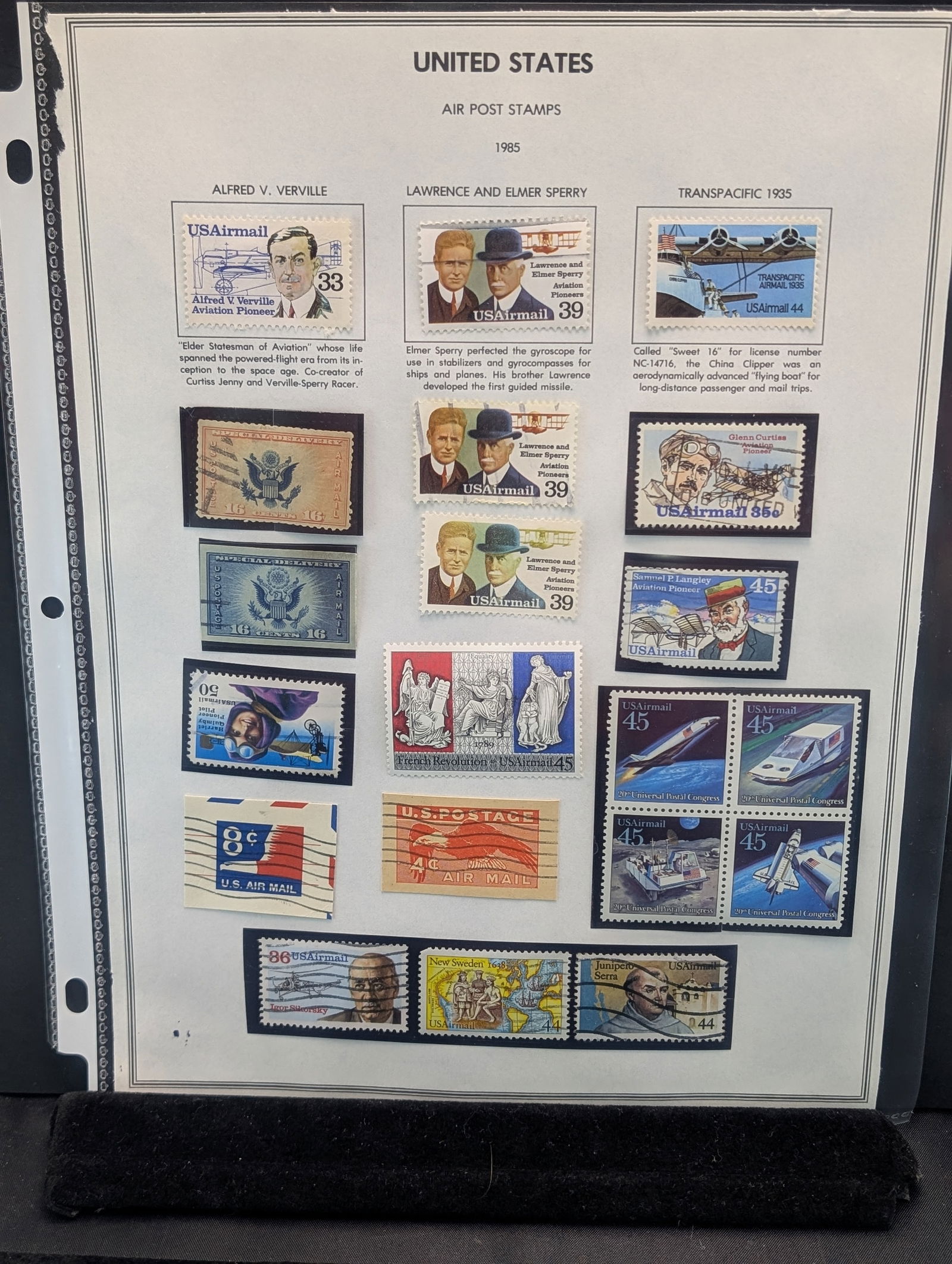 1985 US Air Post Stamps: 1985 US Air Post Stamps