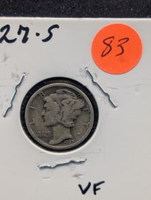 1927-S Mercury Dime