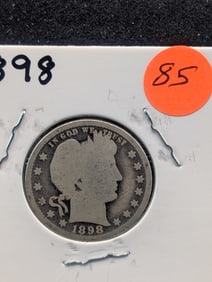 1898 Barber Quarter