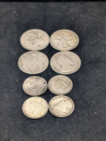 Canadian Silver Coins - $1.40 Face Value