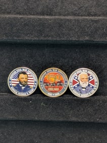 3-150 Year Aniv. Civil War Tokens