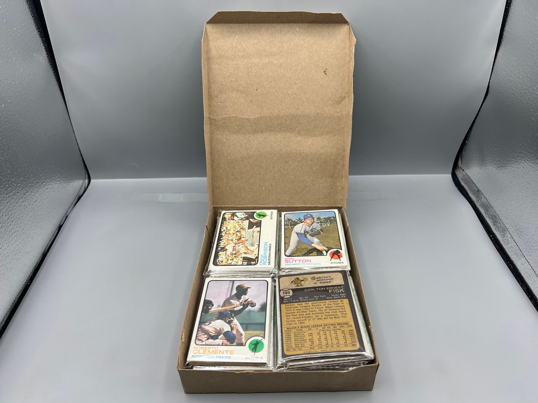 West Corp. Cello Fun Pack Repack Complete 1973 Topps Baseball 20 Pack Box W/ Many Stars Showing - (1 of 9)