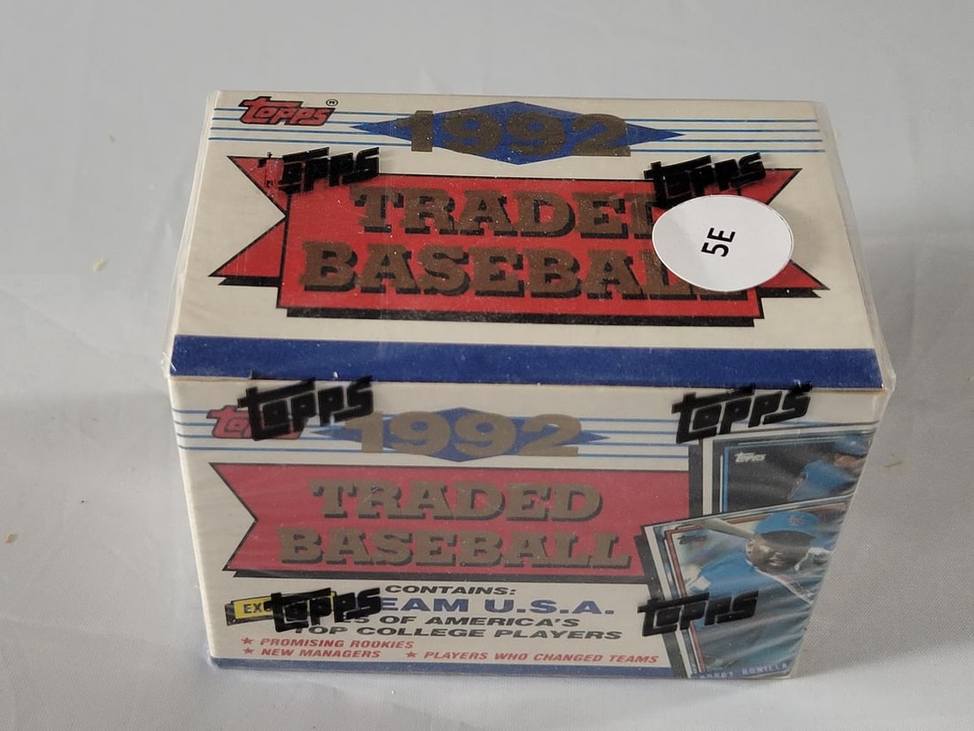 1992 Topps Traded Sealed Factory Set: Includes Rookies of Nomar Garciaparra and Jason Varitek
