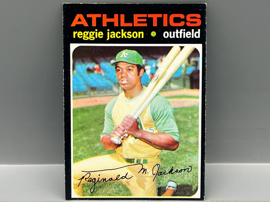 1971 Topps #20 Reggie Jackson (HOF) / Athletics (1 of 2)