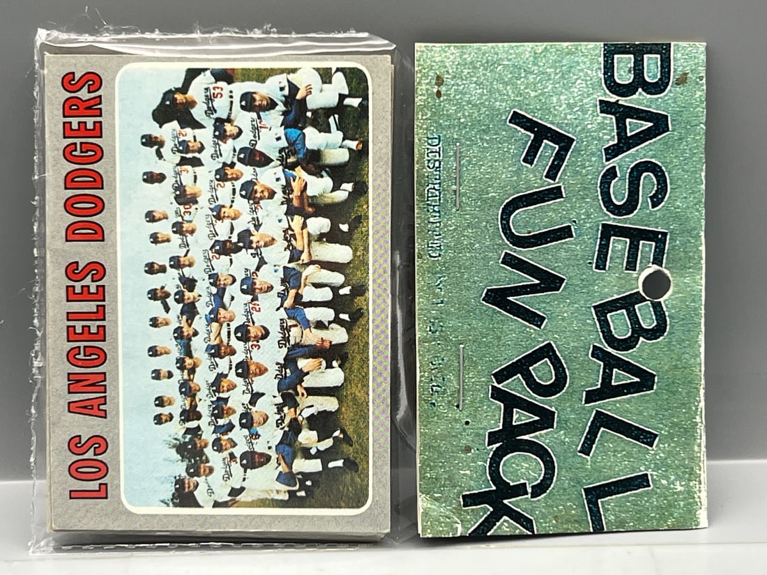 West Corp. Baseball Cello Fun Pack Repack 1970 Topps Unopened Pack (1 of 2)