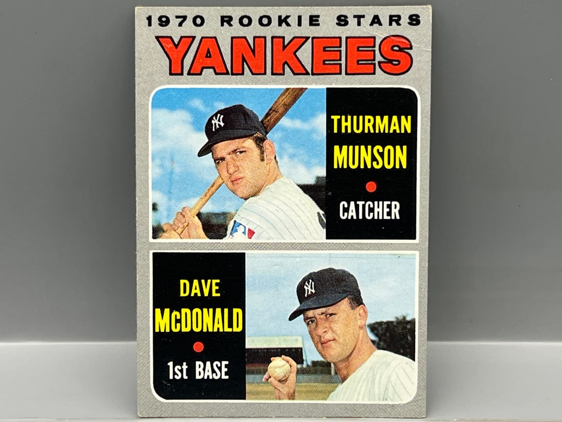 1970 Topps #189 Thurman Munson Rookie (Yankees Rookies): 1970 Topps #189 Thurman Munson Rookie (Yankees Rookies)