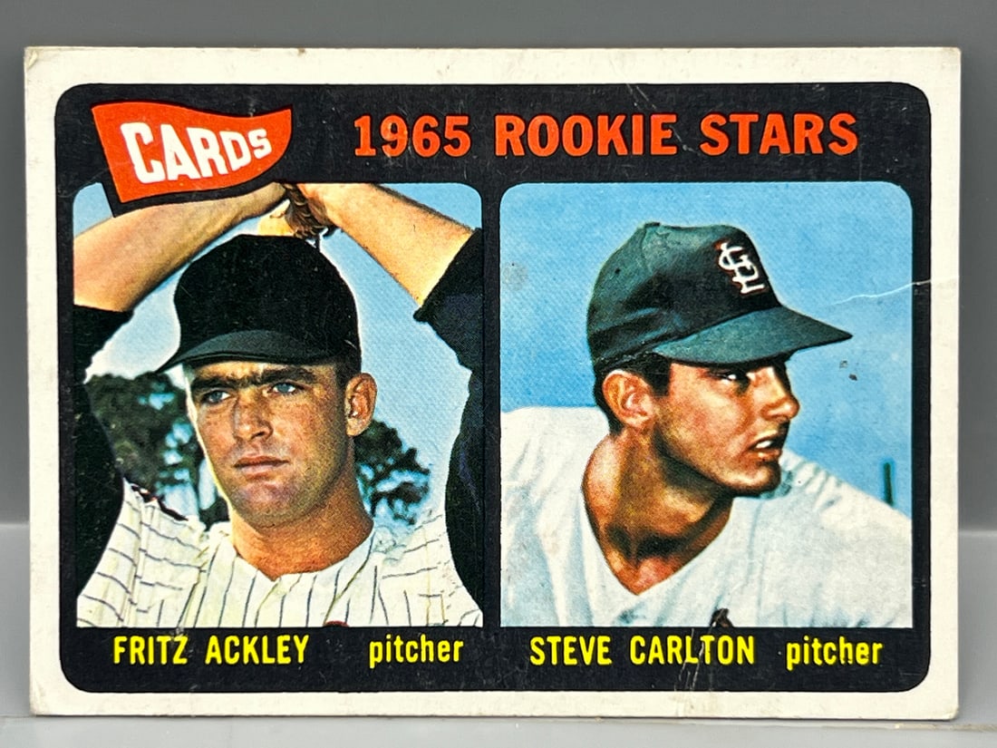 1965 Topps Cards Rookie Stars #477 - Steve Carlton RC (HOF) (1 of 2)
