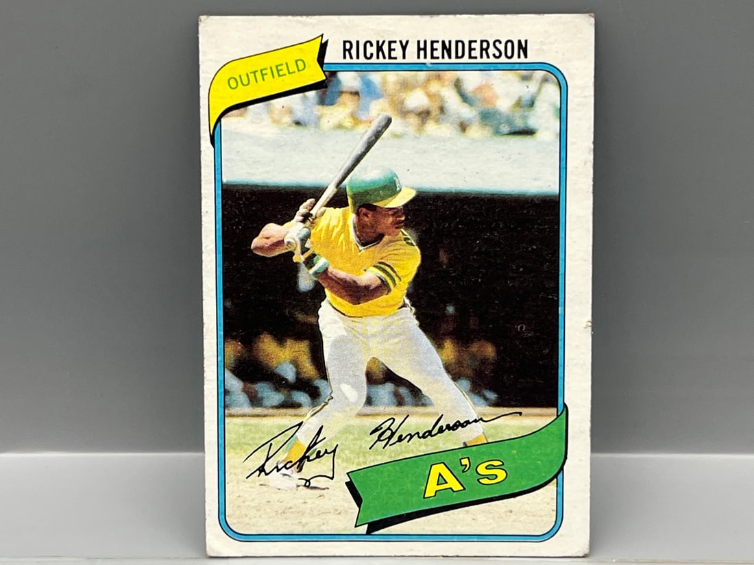 1980 Topps Rickey Henderson RC #482 (HOF): 1980 Topps Rickey Henderson RC #482 (HOF)