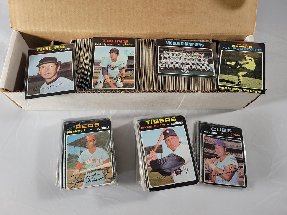 1971 Topps Baseball Partial Set 574 / 752 (1 of 14)