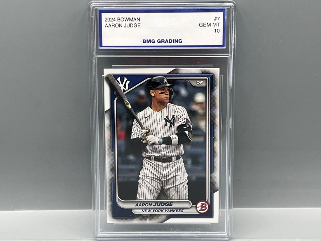 2024 Bowman Aaron Judge #7 - Slabbed By BMG Grading: 2024 Bowman Aaron Judge #7 - Slabbed By BMG Grading