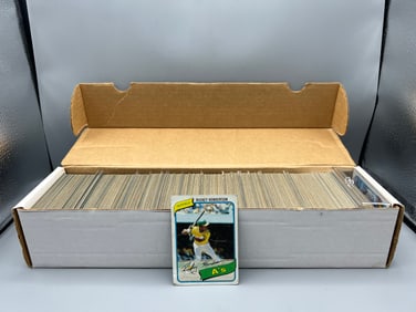 1980 Topps Baseball Complete Set W/ Rickey Henderson RC