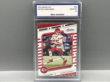 2024 Panini Absolute Patrick Mahomes #50 - Slabbed By BMG Grading