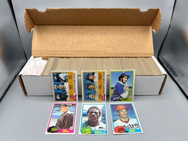 1981 Topps Baseball Complete Set W/ Tim Raines RC, Fernando Valenzuela RC, Harold Baines RC, & Kirk