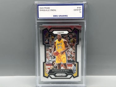 2023 Panini Prizm Shaquille O'Neal #181 - Slabbed By BMG Grading