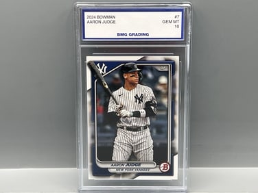 2024 Bowman Aaron Judge #7 - Slabbed By BMG Grading