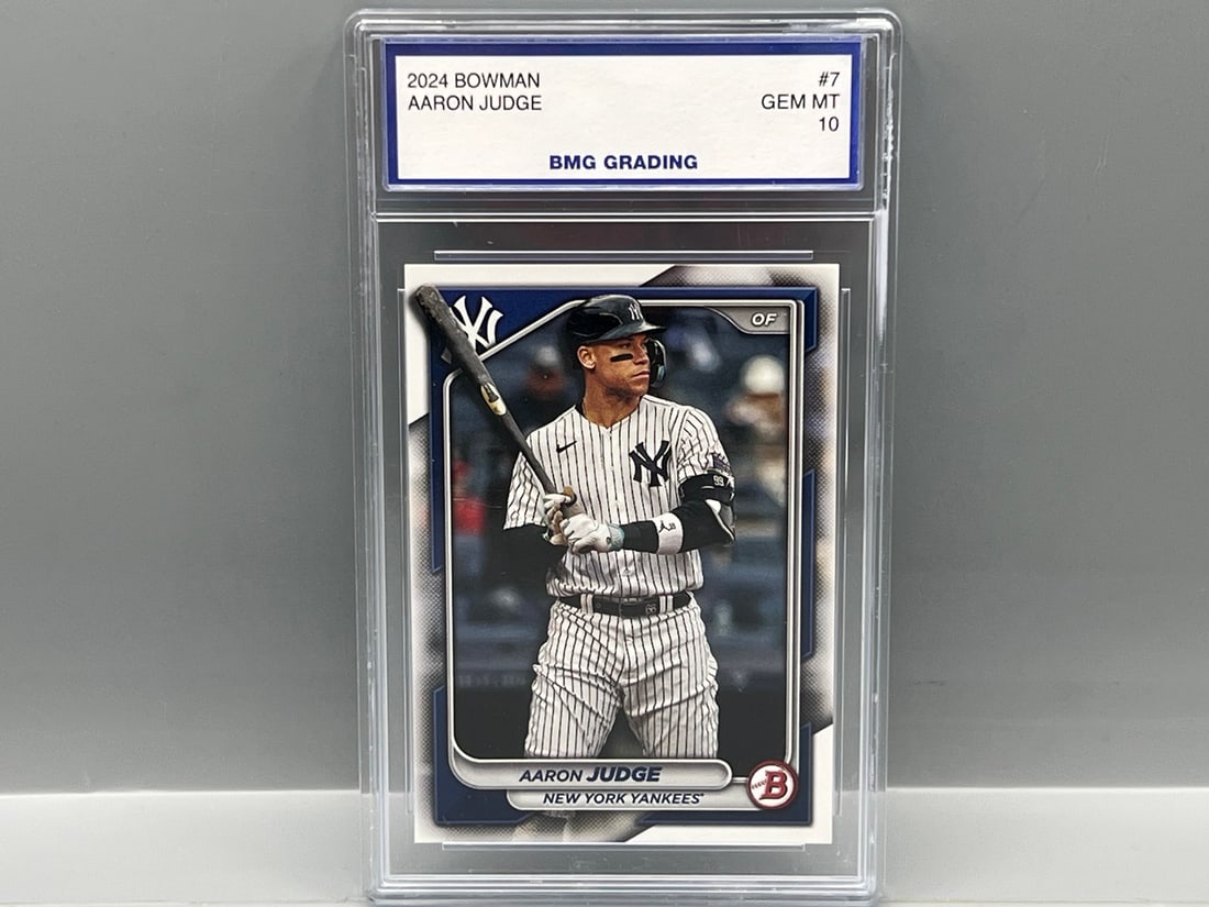 2024 Bowman Aaron Judge #7 - Slabbed By BMG Grading: 2024 Bowman Aaron Judge #7 - Slabbed By BMG Grading