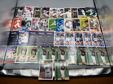 Lot of (42) Derek Jeter Baseball Cards W/ Rookies & Prospect Cards - Varying Conditions