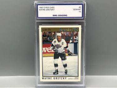 1992 O-Pee-Chee Wayne Gretzky #3 - Slabbed By BMG Grading