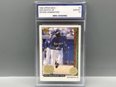 1998 Upper Deck Ken Griffey Jr. Decade Dominators #5 - Slabbed By BMG Grading