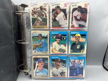 Binder of Assorted Baseball Cards W/ Stars