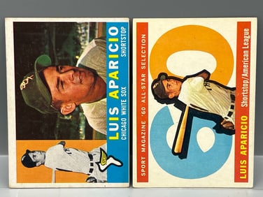 1960 Topps Luis Aparicio #240 & All Star #559