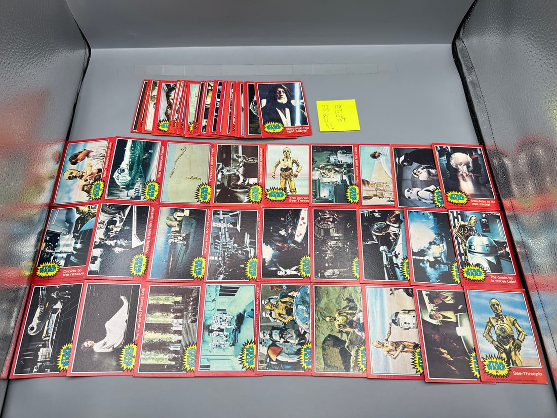 1977 Topps Star Wars Series Two Near Complete Set - Missing 9 Cards (1 of 4)