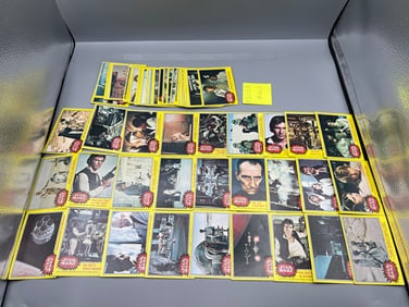 1977 Topps Star Wars Series Three Near Complete Set - Missing 9 Cards