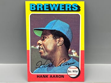 1975 Topps Mini Hank Aaron #660