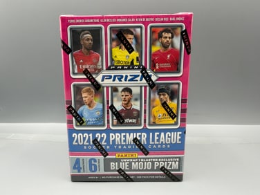 2021-22 Prizm Premier League Soccer Unopened Blaster Box