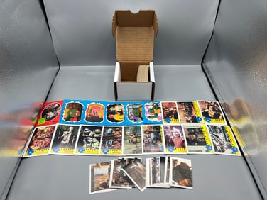 Box of Assorted 1990 Topps Teenage Mutant Ninja Turtles Cards W/ Sticker Cards