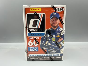 2018 Donruss Nascar Racing Unopened Blaster Box - Possible Slingshot Inserts