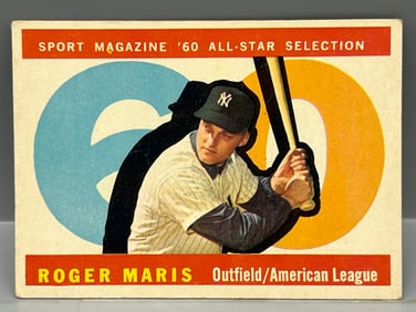 1960 Topps Roger Maris All Star #565