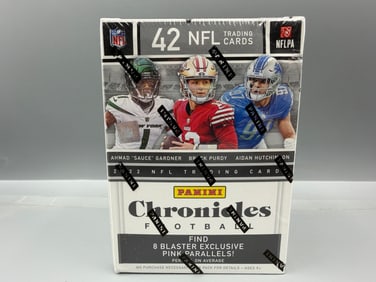 2022 Panini Chronicles Football Unopened Blaster Box - Possible Brock Purdy RCs