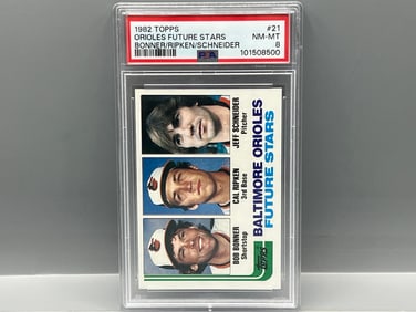 1982 Topps Cal Ripken Jr. RC #21 PSA NM-MT 8