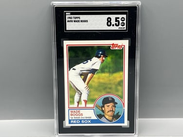 1983 Topps Wade Boggs RC #498 SGC NM-MT+ 8.5