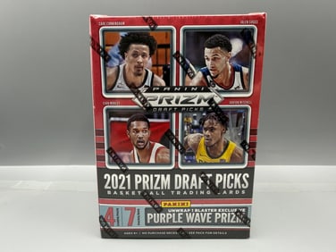 2021-22 Prizm Draft Basketball Unopened Blaster Box - Possible Cade Cunningham RCs